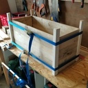 Jardinière bois de palette