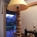 Lampe en chutes d'atelier