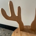 Chaise d’enfant avec bois de cerf