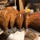 Petit pot en bois de palmier