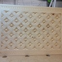 Deux petits coffres en tilleul sculptés au couteau