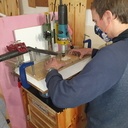 Denis a gravé le O de sa plaquette