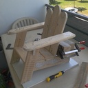 Première chaise enfant en palette