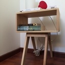 Table de nuit en bois de palette