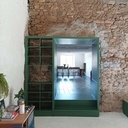 Bibliothèque, séparation cuisine/salon