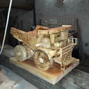 Wooden caterpillar 795 Dumper