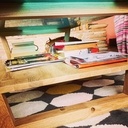 Table basse résine époxy