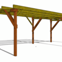 Bâtiment de stockage bois