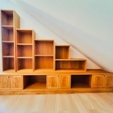 Bibliothèque sous pente