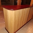 Commode à rideau + porte