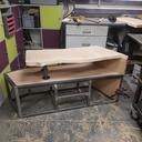 Meuble TV en métal et bois