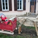 Traîneau du père Noël