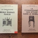 Lot de 2 livres La connaissance des meubles