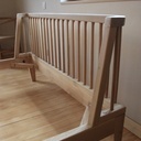 Lit avec sommier métallique