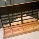 vue de face du porte boucles d'oreilles