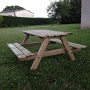 Table de jardin pour enfant