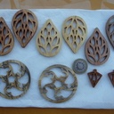 Chantournage futur boucles d'oreilles