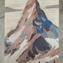 Marqueterie - Ma montagnette - 60cm x 39cm