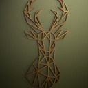 Le cerf est sorti des bois