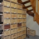 Plans du casier à bouteilles et caisses de vins