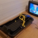 Une luge connectée avec couplage bois