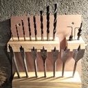 Rangement mèches à bois.