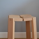 Tabouret quatre quarts