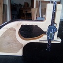 Pied a coulisse toupilleur