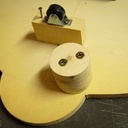 Montage du motoréducteur sur son support et avec son système de mise en tension