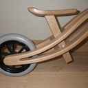 Draisienne en chêne et noyer lamé collé