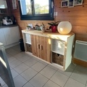 Relooking meuble poubelle (IKEA kallax au départ)