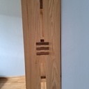 Bibliothèque en orme et ses agraphes