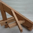 Maquette  arêtier de naissance de croupe