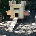 Poulailler château fort