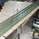 Un sapin de Noël en bois