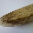 Un petit canoë en broussin de robinier