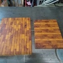 Des planches à découper en bois de bout