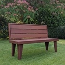 Banc extérieur en mukulungu