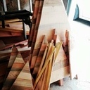 Sapins de Hiver en bois de recuperation