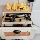 Rangement accessoires combiné bois Robland KC260