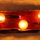 Lampe en Campêche _ 3 Ampoules