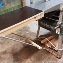 Rallonges de table de dégauchisseuse Métabo HC260