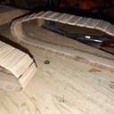 Wooden Pelle liehberr en frêne