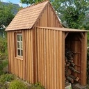 La petite cabane de jardin de la petite maison de pêcheur