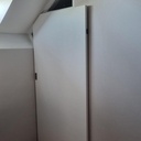 Porte coulissante avec coulisse invisible !