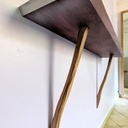 Console Maquillage Amarante / Bois Serpent