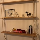 Étagères cordes et chêne.