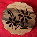 Desous de plat en noyer