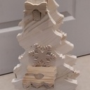 Porte bouteille forme sapin pour les fêtes