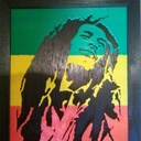 Portrait de bob marley